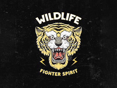 Wildlife - Fighter Spirit animal design fighter graphic design illustration logo mascot spirit tiger tigerhead vector wildlife