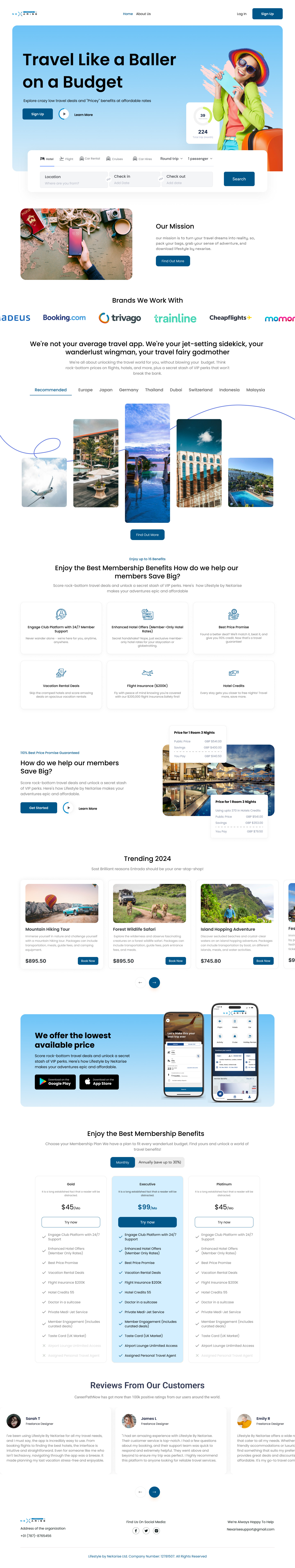 Travel Website adobe xd best best travel agency figma travel travel agency travel agency website travel landing page travel website uiux