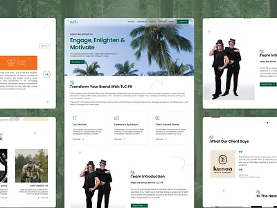 TLC – Full Website Experience Makeover branding figma landing page logo ui ux website