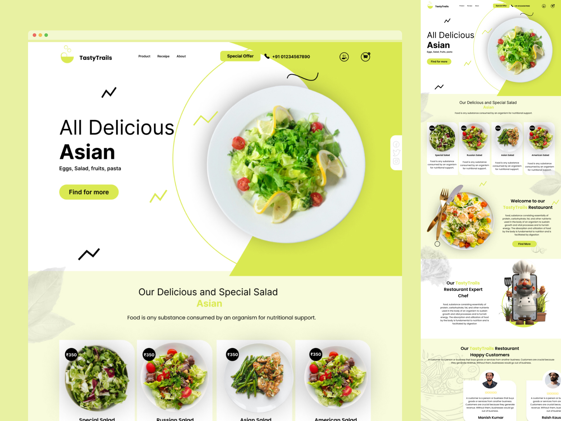 Modern Restaurant Website UI Design branding dribbble figmadesign minimaldesign new web design resturant web design resturant website resturant website design ui uiux web design web redeign website design
