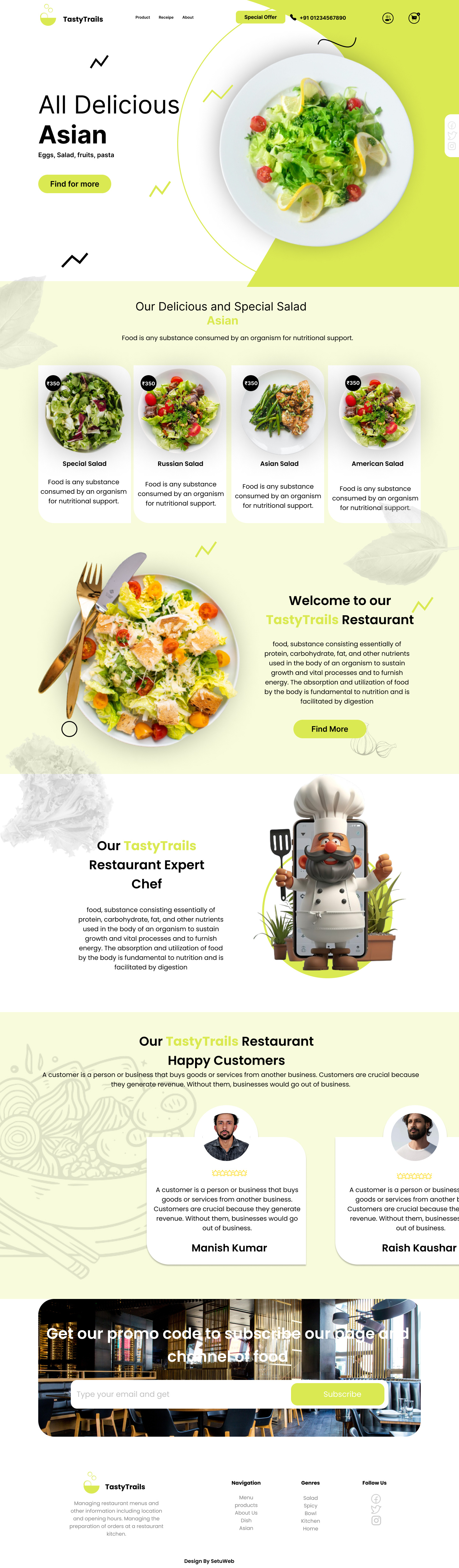 Example of Website UI/UX Design
