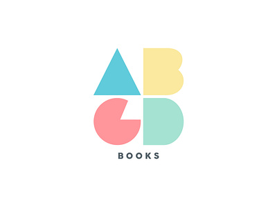 ABCD Books book bookstore branding design graphic design illustration logo store vector