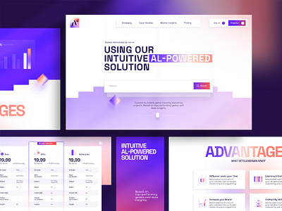 AdSpawn- Website Ui/UX design dashbaord design illustration ui web design web desin web ui webdesign website