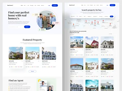 Residential Real estate Website Design Exploration clean ui creative design homebuying homedesign homeownership luxuryhomes mehedihas minimal ui design modern design property listing website property page design real estate homepage realestate ui design user interface design ux ux design website design