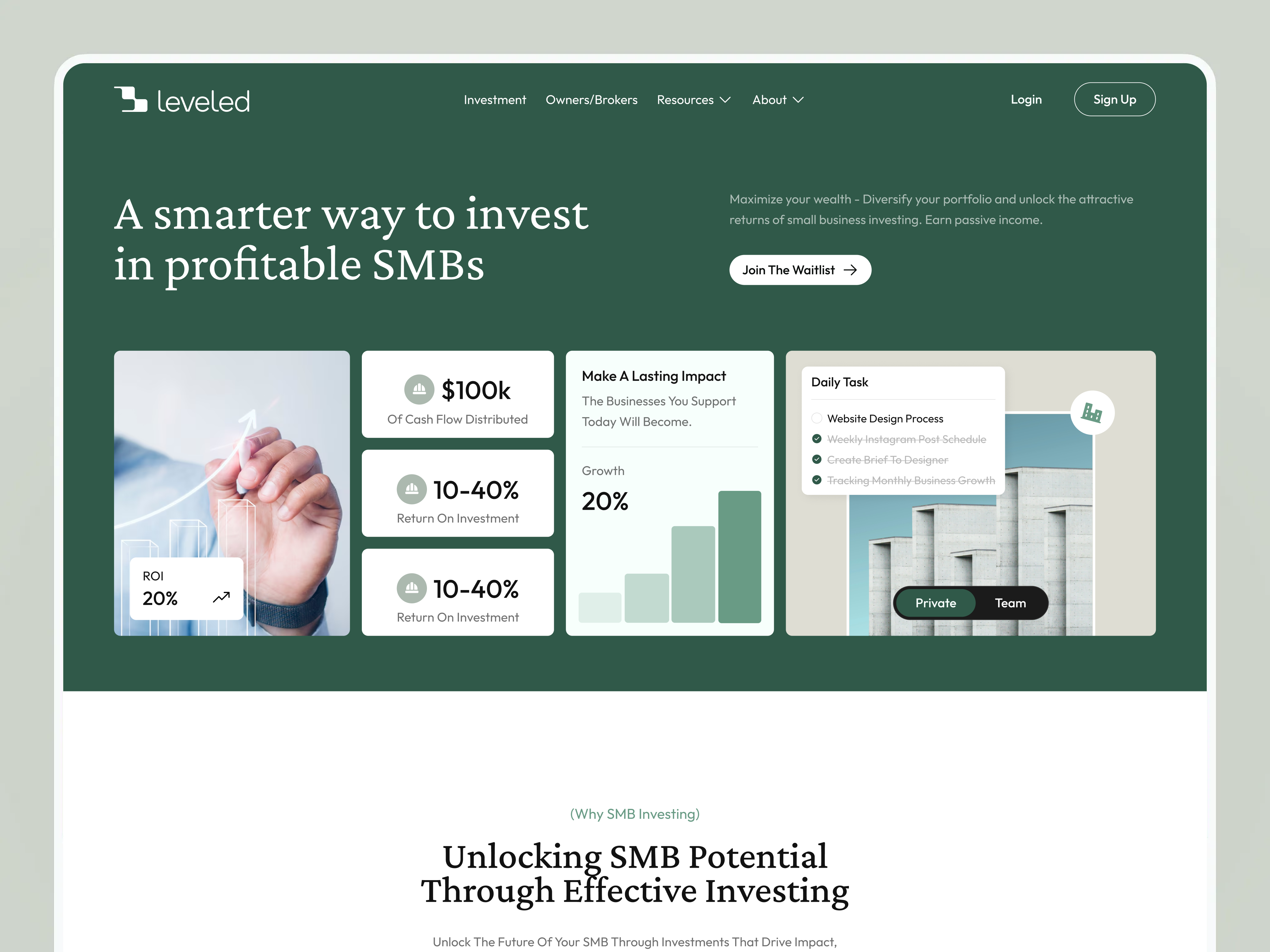 Example of Website Design (5 Pages) 
