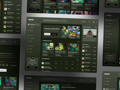 Dashboard - NFT Marketplace π₯ bitcoin blockchain crypto wallet cryptoart cryptocurrency dashboard graphic design market marketplace nft nft dashboard nft market nft marketplace nftart nfts product design sell ui ux webflow