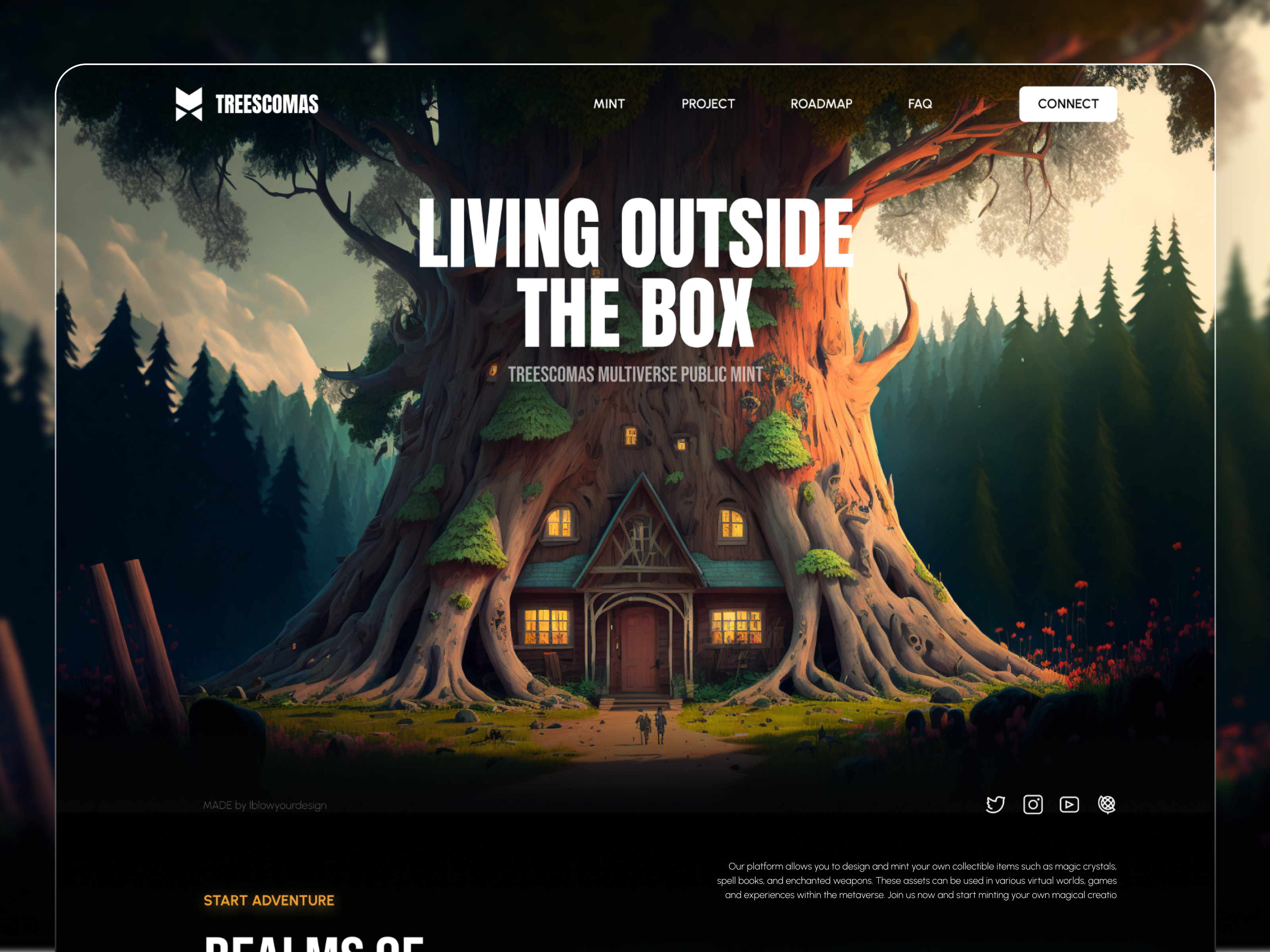 Example of Treescomas NFT Multiverse case study
