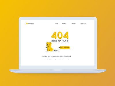 404 Page UI Design | Dribbble Weekly Warm-Up design ui ux website