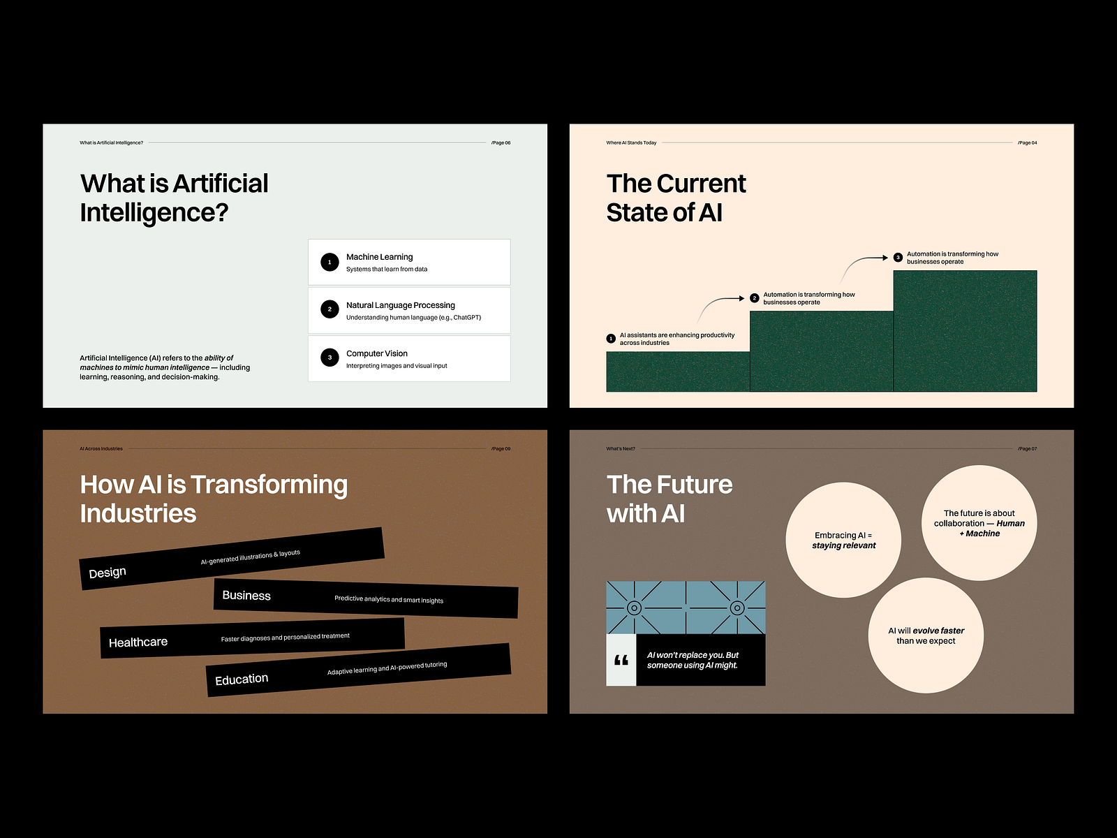 AI Evolution - Deck Exploration by Dindra Desmipian on Dribbble