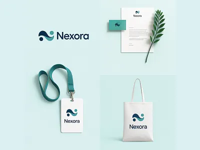 Nexora Logo Design For E-commerce Brand brand branding design identity logo