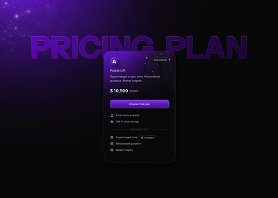 Pricing plan card pricing card ui ux
