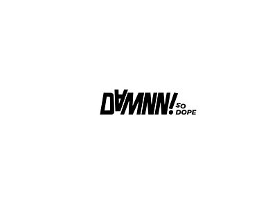 DAMNN! creative agency - Glitch logo animation animation branding design graphic design logo motion graphics typography vector