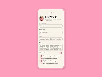 #006: Account Settings account app dailyui figma graphic design product design profile settings ui