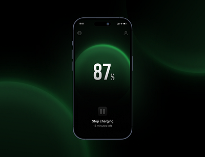 Tesla charging UI design mobile ui ux