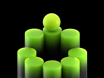 Satisfying animation 3d 3dart animation ball blender camera dark green looping movement platforms roling satisfying