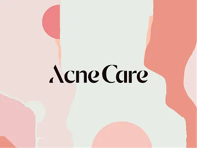 AcneCare Branding / Logotype Wordmark Design / Identity Design acne beauty branding care cosmetics educational health identity logo logotype minimal stencil typography wordmark