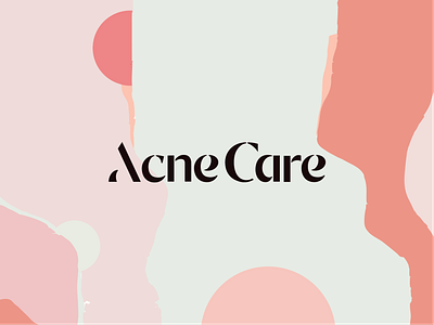 AcneCare Branding / Logotype Wordmark Design / Identity Design acne beauty branding care cosmetics educational health identity logo logotype minimal stencil typography wordmark