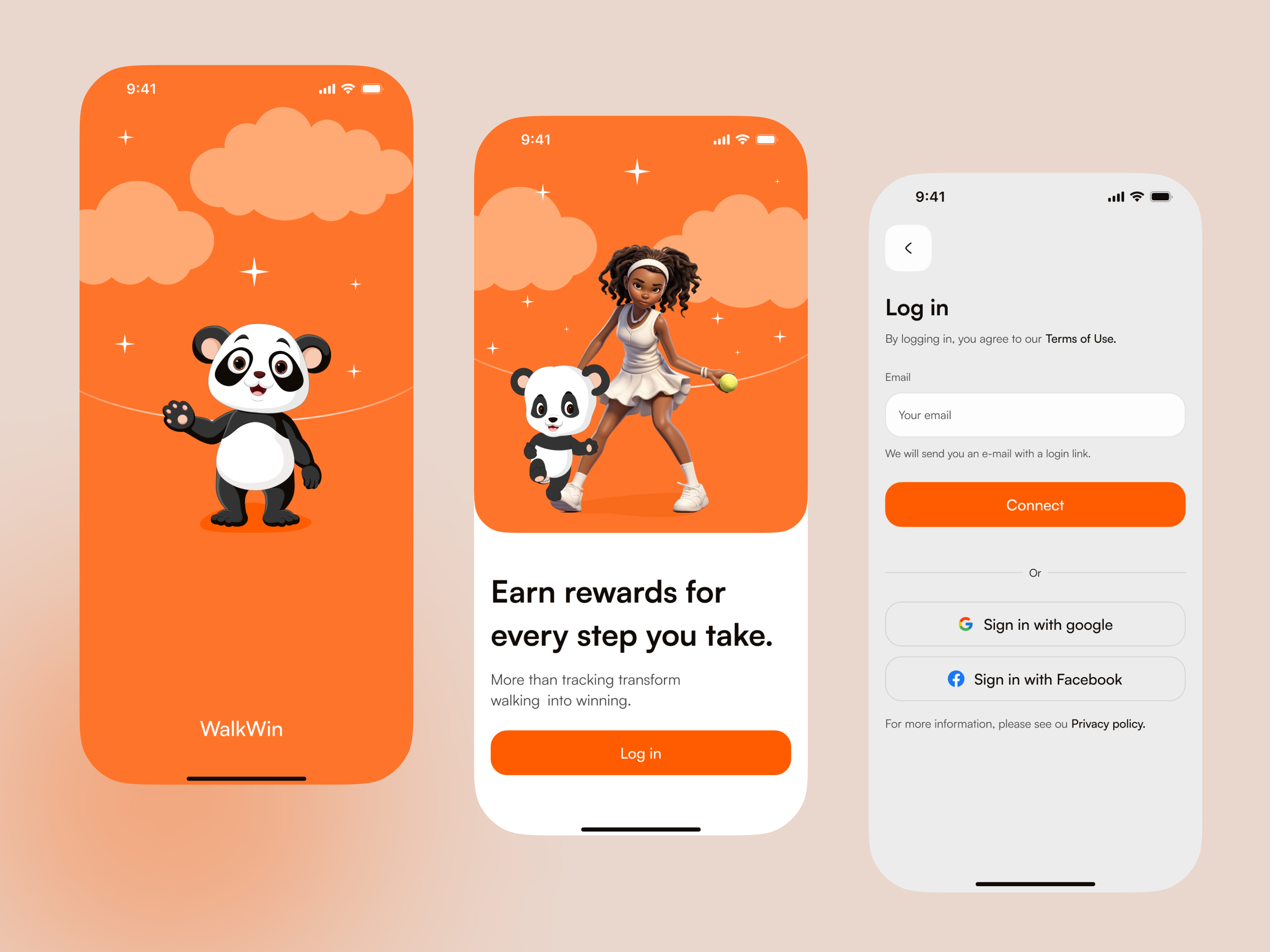 Example of Walk And Earn Reward App