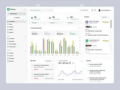 Business & Client Management Dashboard client clientmanagement crm crmdashboard crmui sales salesdashboard salesui task taskmangementdashboard tasksui ui webui