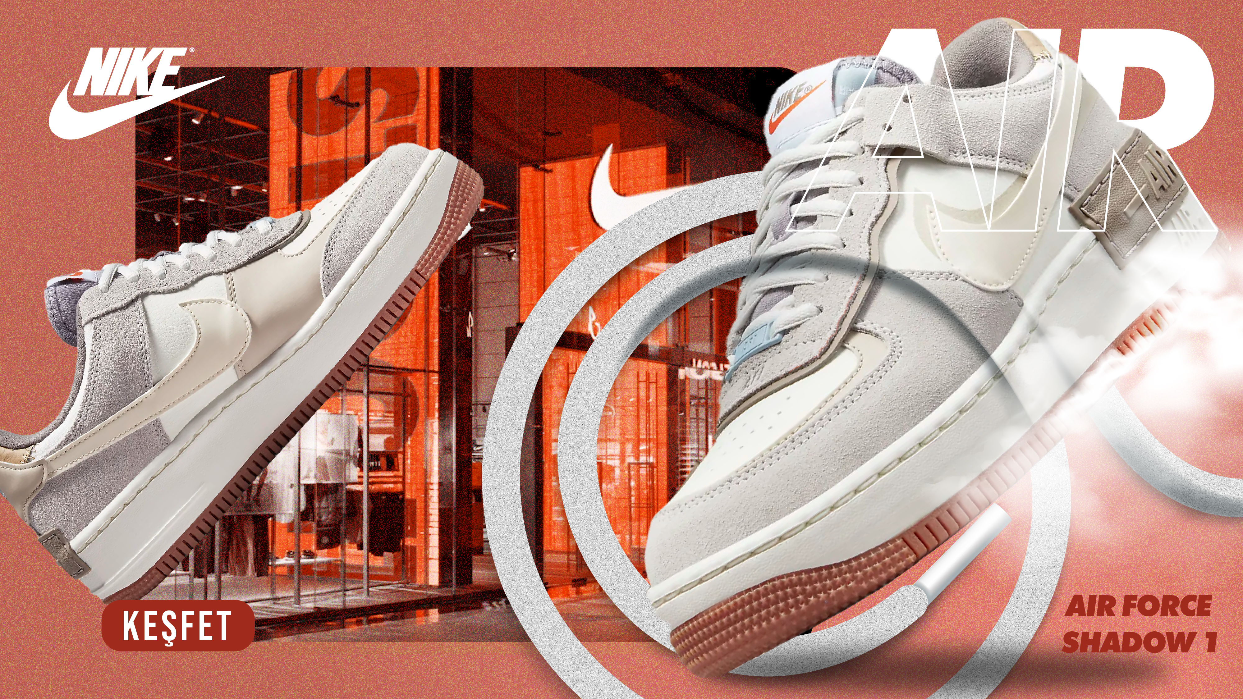 Nike banner branding design graphic design photoshop ui webbanner