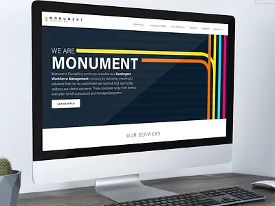 Monument Consulting Branding branding digital design environmental design graphic design logo marketing print design ui vector