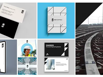 Ruby Hatfield Branding branding graphic design logo print design ui
