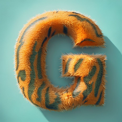 G Monogram Tiger advertising branding des design graphic design illustration logo logotype marketing monogram striped tiger typography