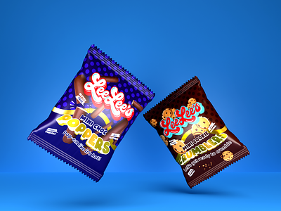 Chocolate Fingers & Cookie Snack Packaging Design 3d blue brand branding brown chocolate cookie flow wrap fmcg food gold graphic design label logo mockup packaging packaging design product purple snack