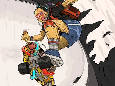 Monkey 2d art game graphic design illustration