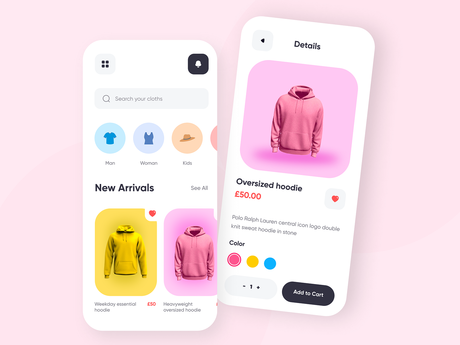 E-Commerce - Mobile App by Abdul Kahher Tahsin on Dribbble