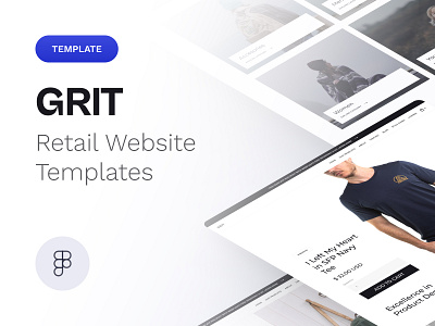 Grit • Retail Website Template design grit prospero