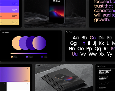 OURA iOS App | Style Guide Redesign app branding data visualization design graphic design icon illustration logo ouraring product design style guide typography ui ux vector