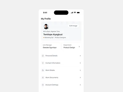 My Profile - Mobile UI design ui ui design ux ux design