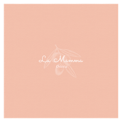 La Mamma Osteria branding graphic design logo ui
