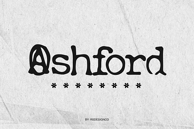 Ashford Font ashford circle a creative creative market design font font design graphic design zine