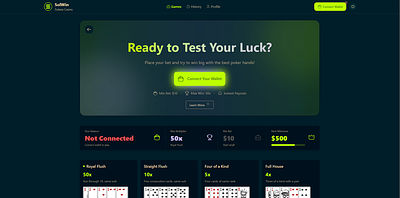 SOlWIN blockchain ui ux web design web3