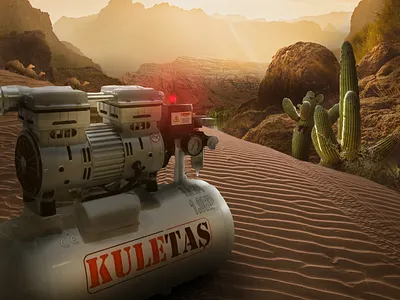 Machine branding graphic design