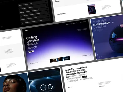 Oxaley - Digital Creative Landing Page agency clean company creative creative agency digital digital marketing graphic design landing page marketing minimalist portfolio professional service swiss swiss design ui ux web design website