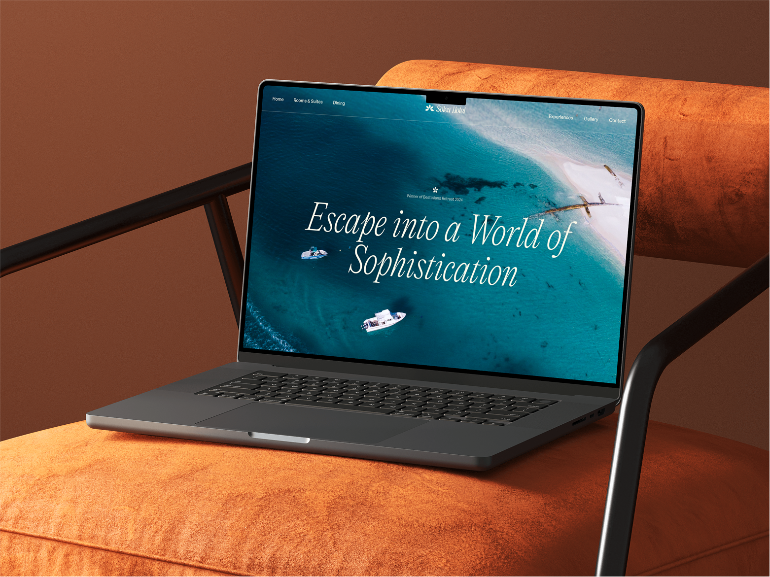 Example of Web Design ( Home Page + 2 Inner Page)