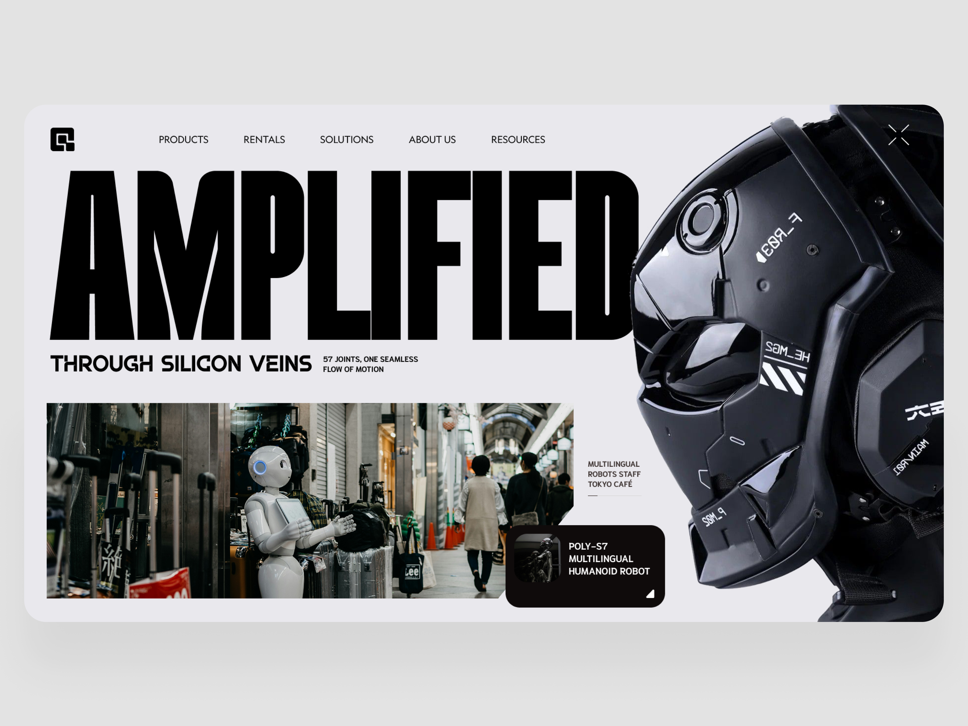 Example of Humanoid AI Robot Company Website