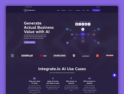 Integrate.io webdesign