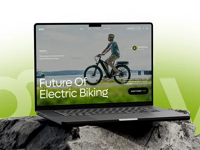 Gofy - Electric Bike E-commerce Website bike landingpage bike website e commerce eclectric bike landing page electric bike landingpage ui uxui webdesign