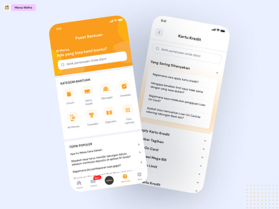 Need help? Don’t worry, we got you! bank mega mobile banking msmile ui ux