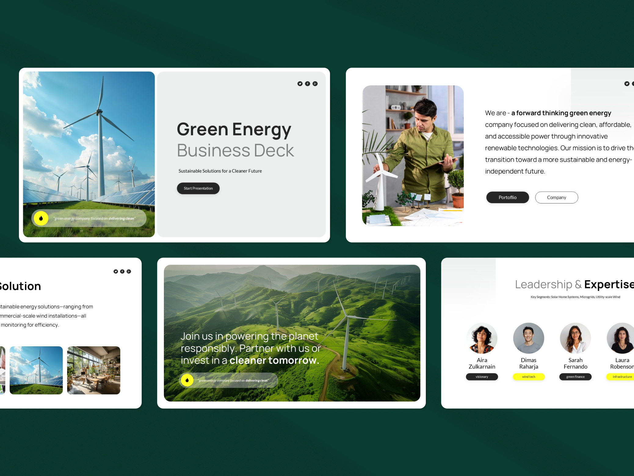 Example of Pitch Deck & Sales Presentation