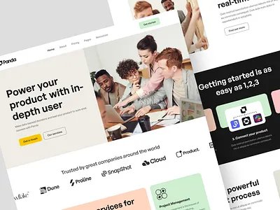 Startup landing page: Website design besnik branding design landing landing page product design saas saas landing page saas website start up web deisgn ui uihut uiux design web web design web template web ui webdesign website website design