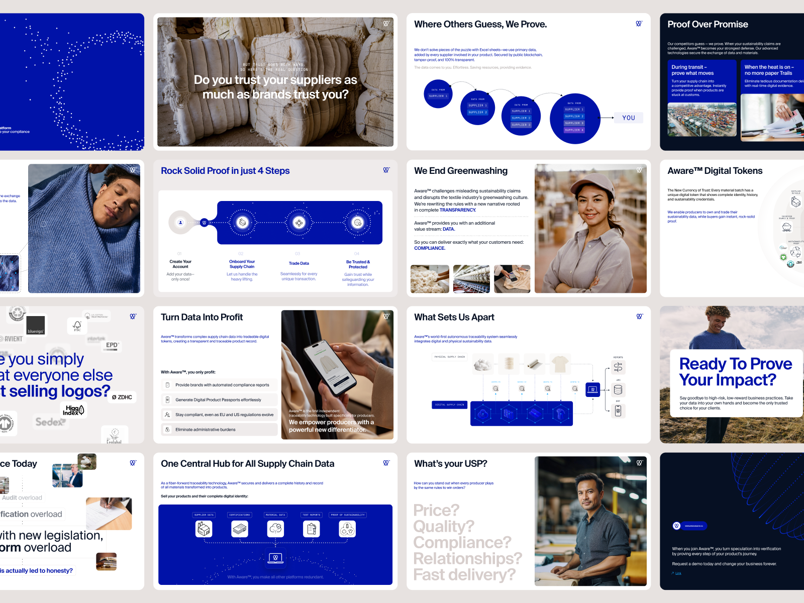 Aware Pitch Deck animation branding design graphic design identity illustration infographics pattern pitch deck presentation technology ui vector