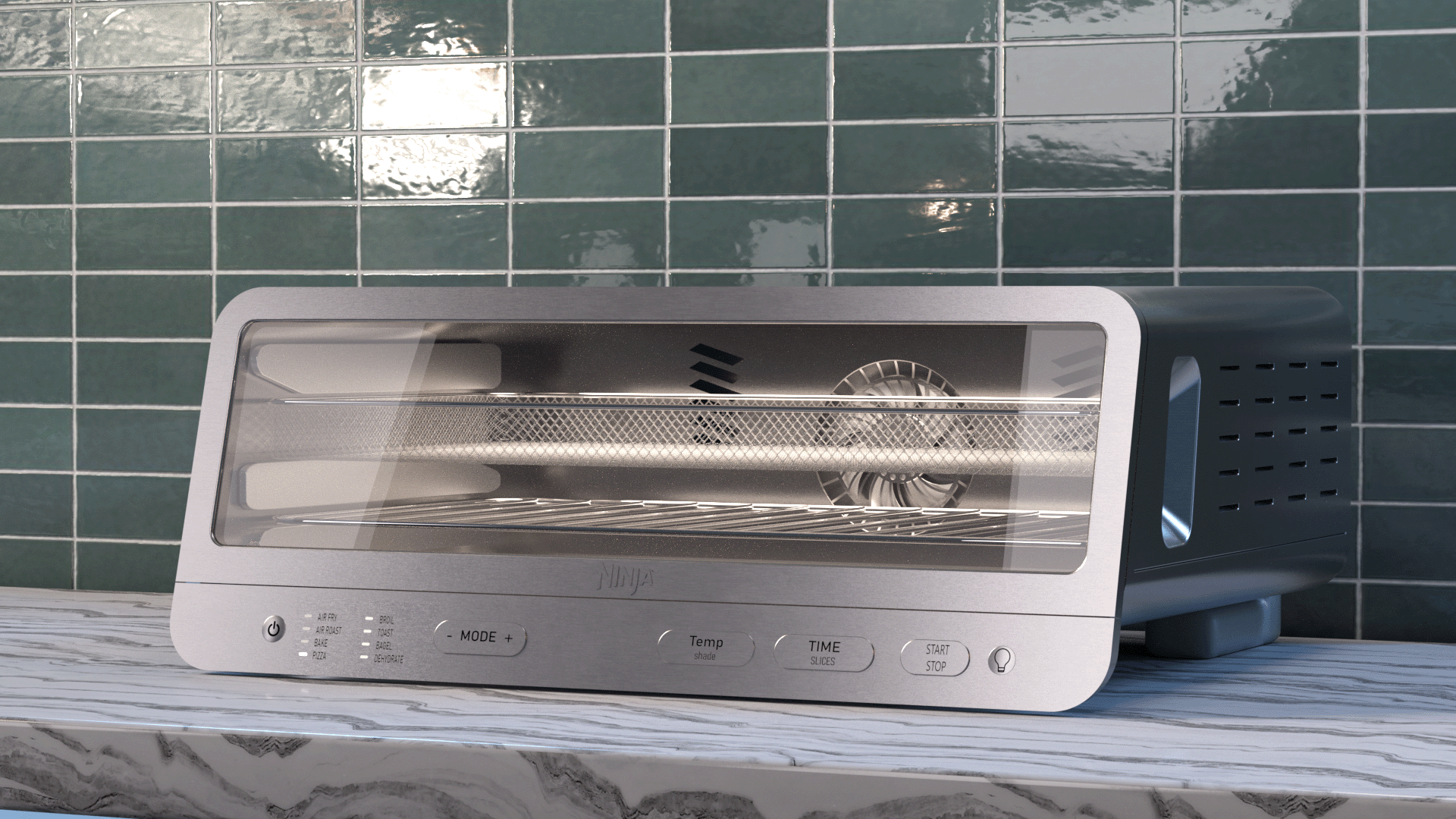 Ninja Oven 3d 4d animation arnold render branding c4d cad cc cinema cinema 4d design dribbble dribbble best shot graphic design illustration motion graphics photoshop product product design ui