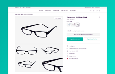 Product Detail Page detail page minimal product specs ui ux web