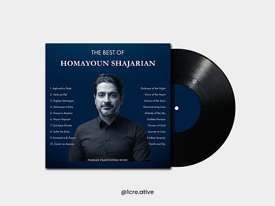 Persian Viynl Design creative cultural design designconcept freelancedesigner graphic design inspiration music musicover persia photoshop traditional viynlcover