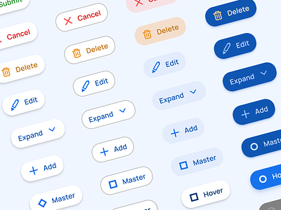 Button UI Design tutorial: States, Styles, Usability and UX active app button dashboard design design system figma hover icon pill shadow state templates ui ui kit web